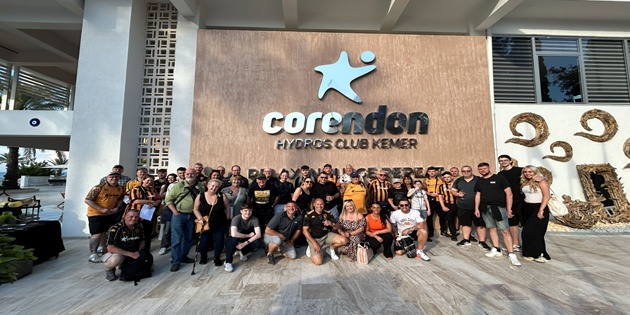 Hull City Taraftarları Corendon ile Türkiye’de Tatile Geldi
